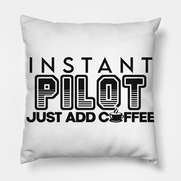 Pilot job gifts. Vintage design Pillow by NeedsFulfilled