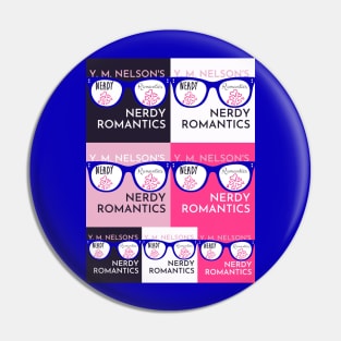 Nerdy Romantics Logo Grid Pin