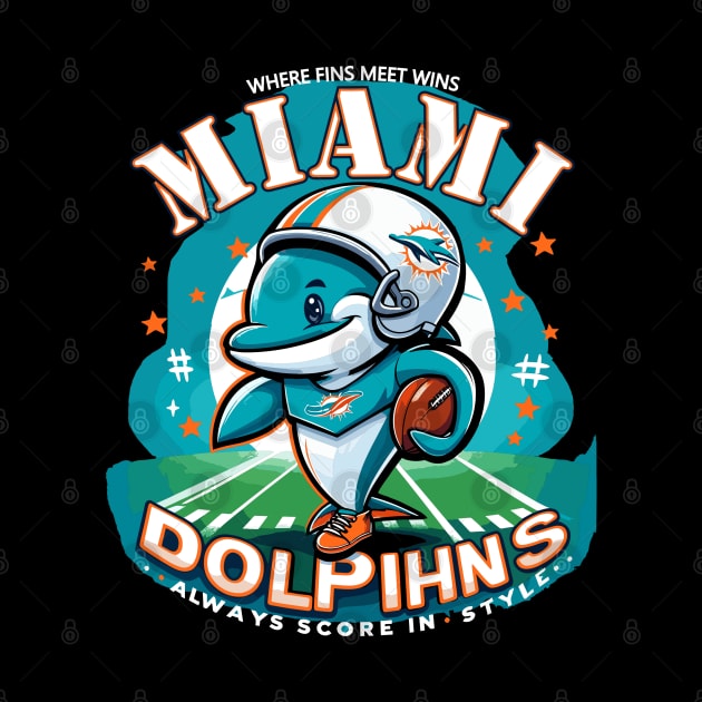 miami dolphins by AOAOCreation