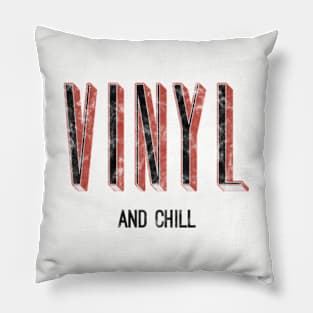 Vinyl and Chill Pillow