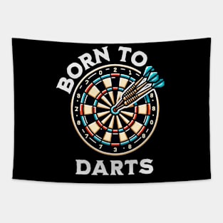 Darts Born To Darts Tapestry