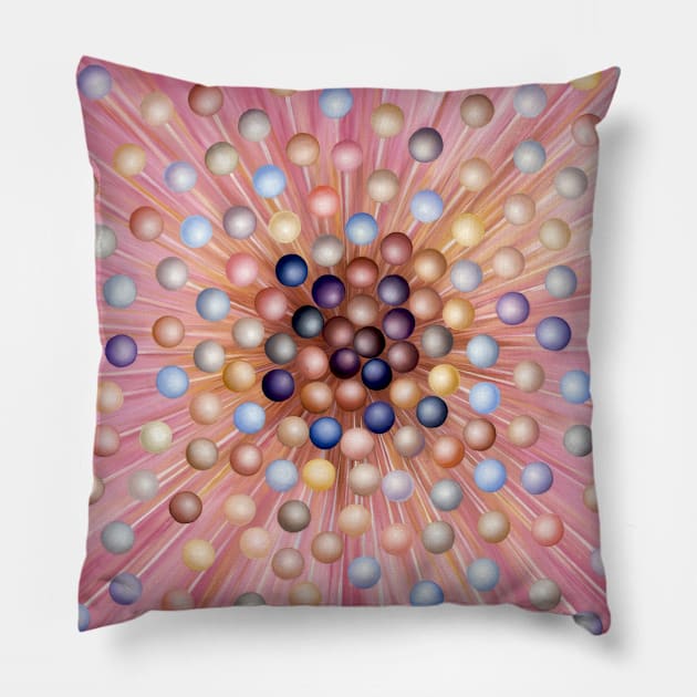 Affluent Influence......Acrylic Painting Pillow by RealZeal