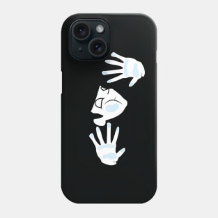 Mime Trapped in an Invisible Glass Box Layer Phone Case