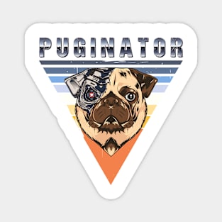 Pug Dog Robot Puginator Magnet