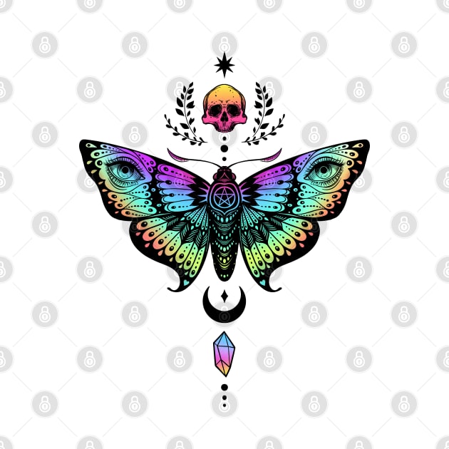 Night moth by OccultOmaStore