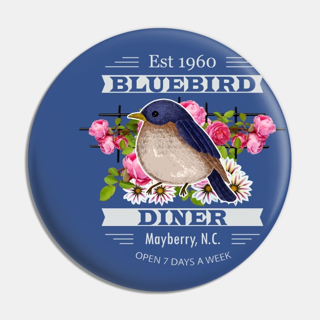 Bluebird Diner Pin by woodsman