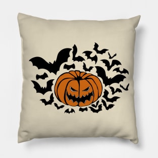 Pumpkin Bats Pillow