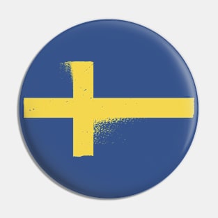 Sweden Flag Swedish Flag Nordic Patriotic Mens Kids Womens Pin