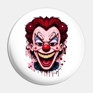 Graffiti Clown Pin