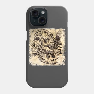 Grungy Koi Phone Case