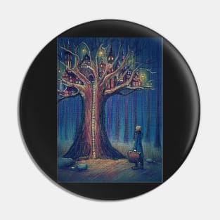 Nightfall Town Pin