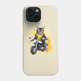 Cool Cat Rider Phone Case