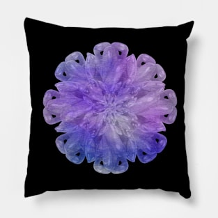 Purple snake abstract Pillow