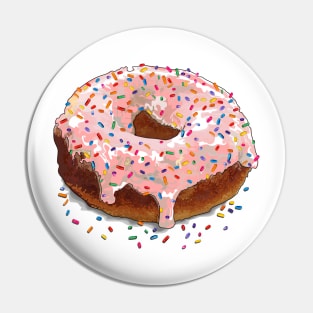 Pink donut Pin