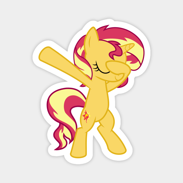 Sunset Shimmer Dabbing Magnet by Wissle