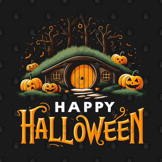 Happy Halloween - Halfling Home - Fantasy Halloween by Fenay-Designs