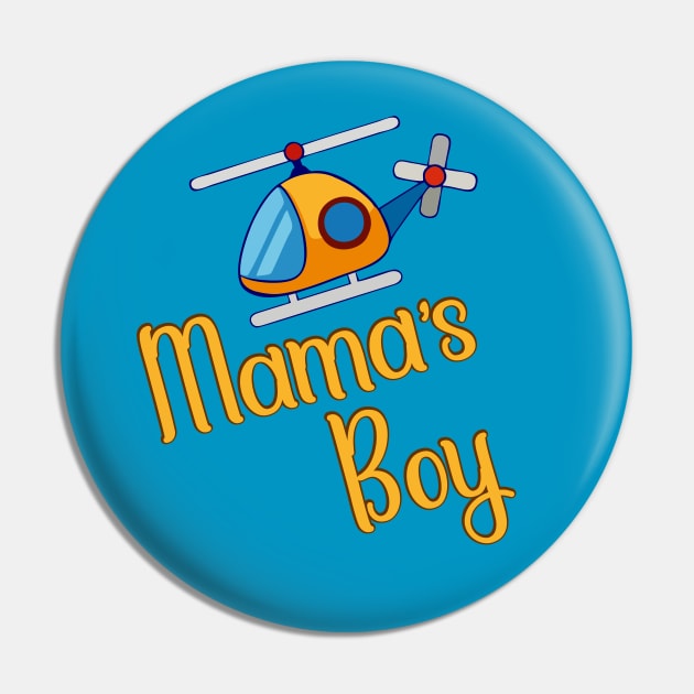 Mama's Boy Pin by Roqson