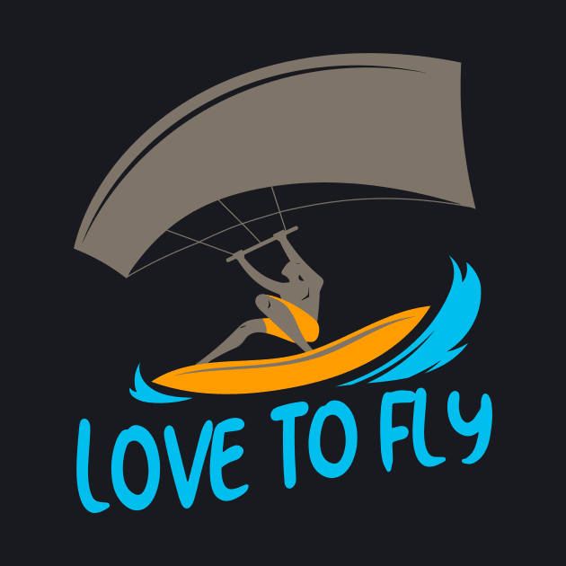 Kiteboard Kitesurfer gift by Foxxy Merch