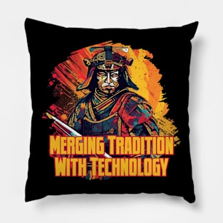 Merging Tradition with Technology. Pillow