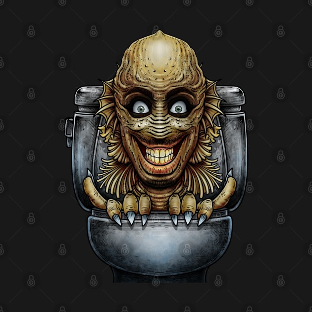 Horror toilet Monster #42 by Winya