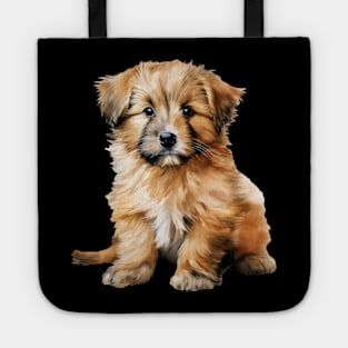 Puppy Catalan Sheepdog Tote