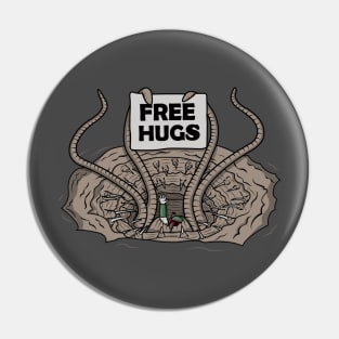 FREE HUGS Pin