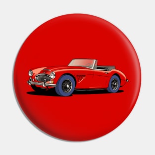 Austin-Healey 3000 in red Pin