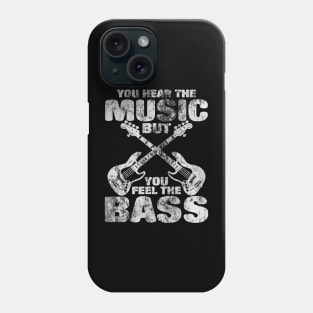 You Hear The Music But You Can Feel The Bass retro Phone Case