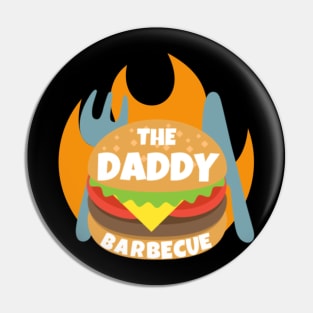 Original Daddy Barbecue Logo Pin