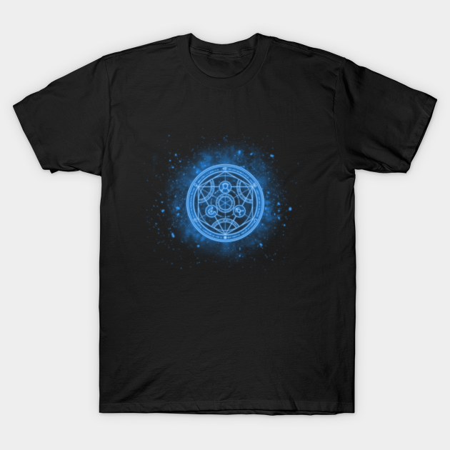 Discover Human transmutation Circle Blue - Alphonsemucha - T-Shirt