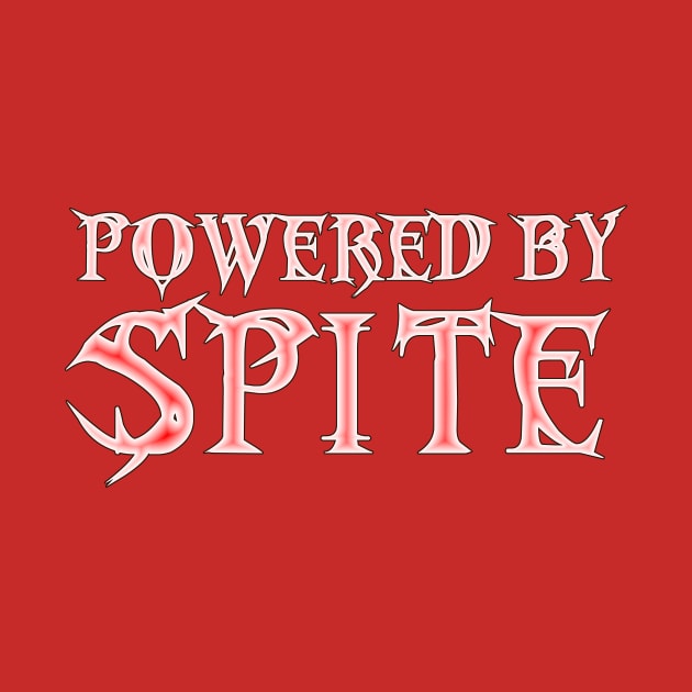 Powered By Spite (black outline) by bengman