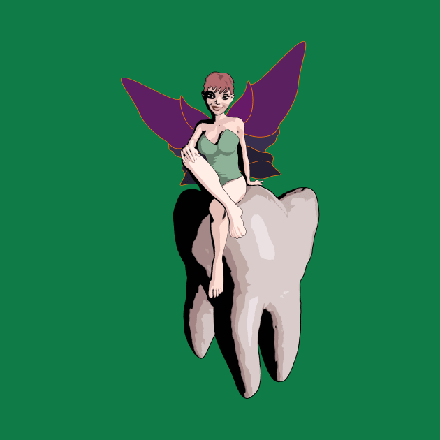 Tooth Fairy Pin Up by LordNeckbeard
