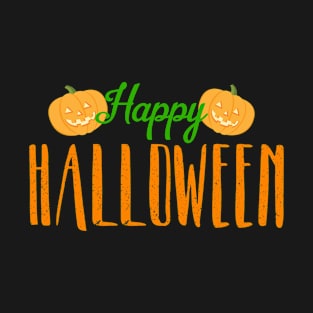 Happy Halloween Cute Kawaii Adorable Simple Jack O Lantern T-Shirt