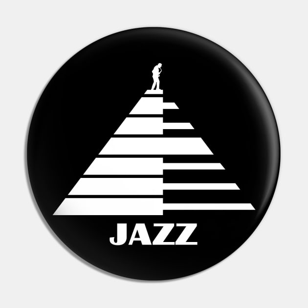 Jazz Music Pin by JFDesign123