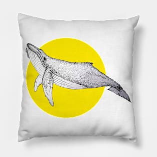 yellow whale Pillow