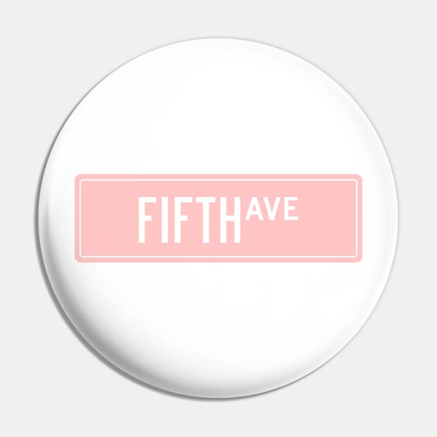 Fifth ave pink Pin by annacush