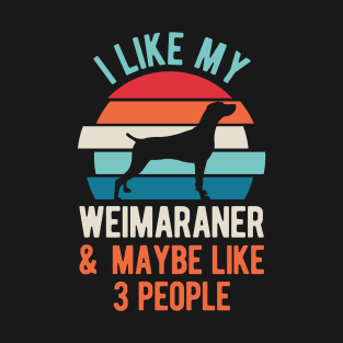 Funny Weimaraner Dog T-Shirt