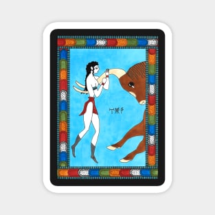 11 Strength from The Minoan Tarot Magnet