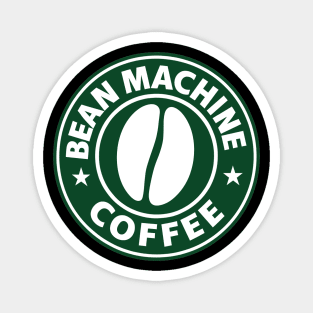 Bean Machine Coffee Parody – GTA x Starbucks Style Logo Magnet