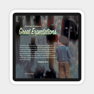 Great Expectations image and text Magnet