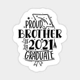 Graduation Family Shirts, Proud Family of a 2021 Graduate Magnet