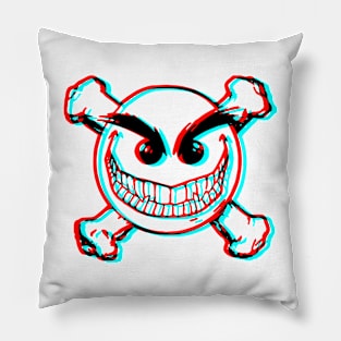 Retro 3D Glasses Style - Evil Ernie Pillow