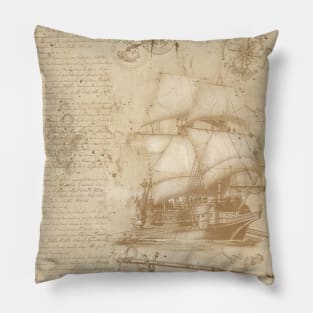 Vintage Sea Pillow