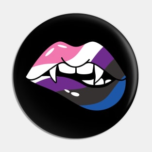 Vampire lips Pin