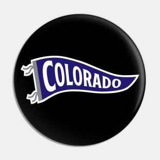 Colorado Pennant - Black Pin