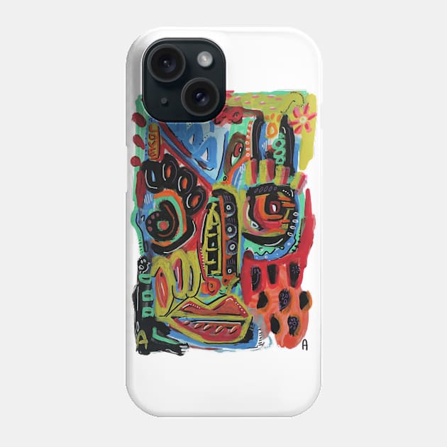 FACE Phone Case by Angel Rivas