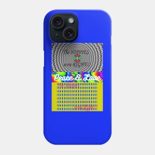 60s Psychedelic / The HIPPIES were RIGHT! / Peace & Love Phone Case