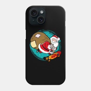 Santa Skateboarder Happy Christmas Merry Christmas Christmas Event Christmas Present Gift for Family for Dad for Mom for Friends for Kids Phone Case