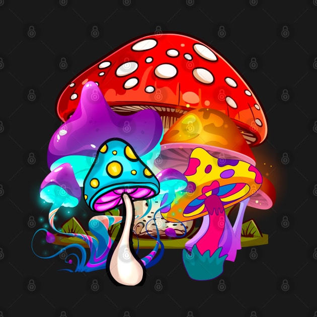 Mushrooms by Orchid's Art