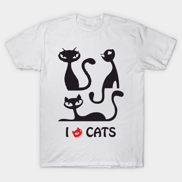 I Love Cats Love Cats T Shirt Teepublic